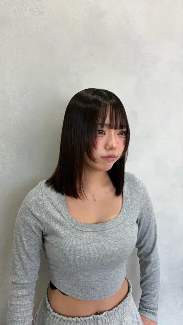 レイヤーカットの写真