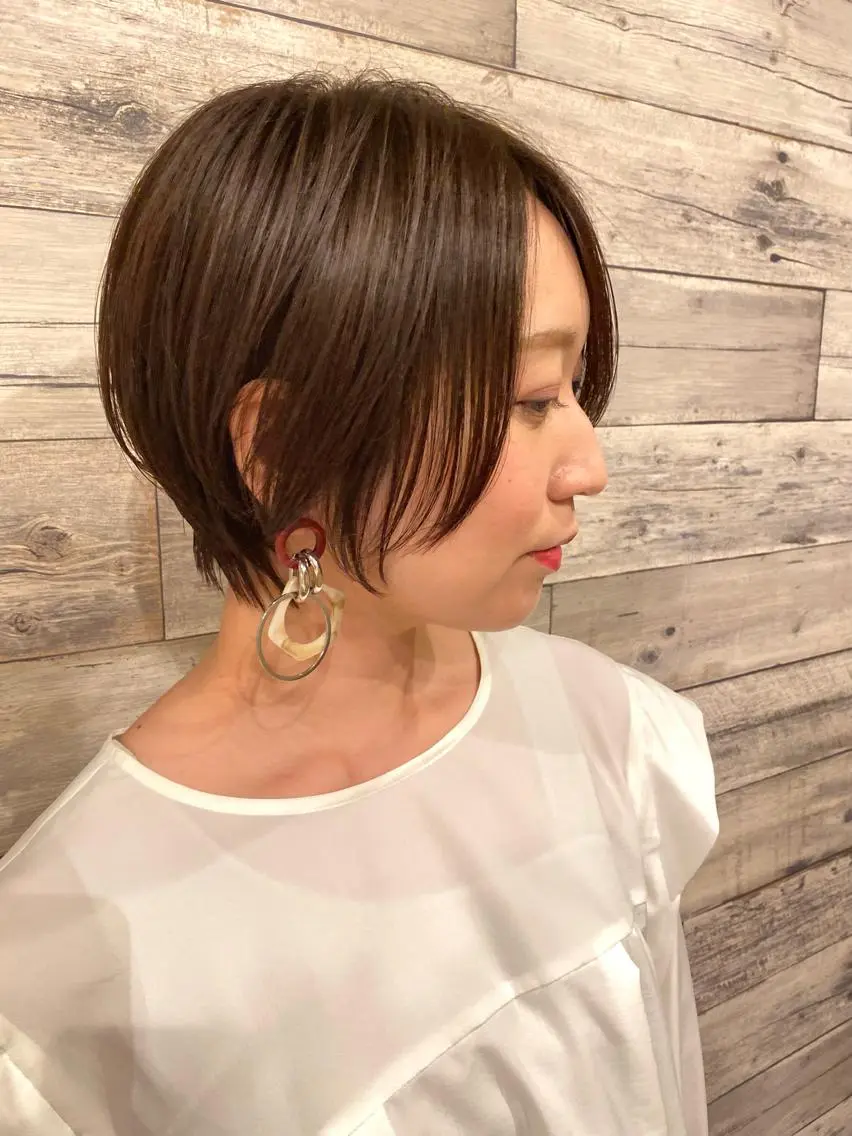 ショートカット＋カラー(SNS顔出しOKな方、20代​〜​30代前半の方限定)の写真