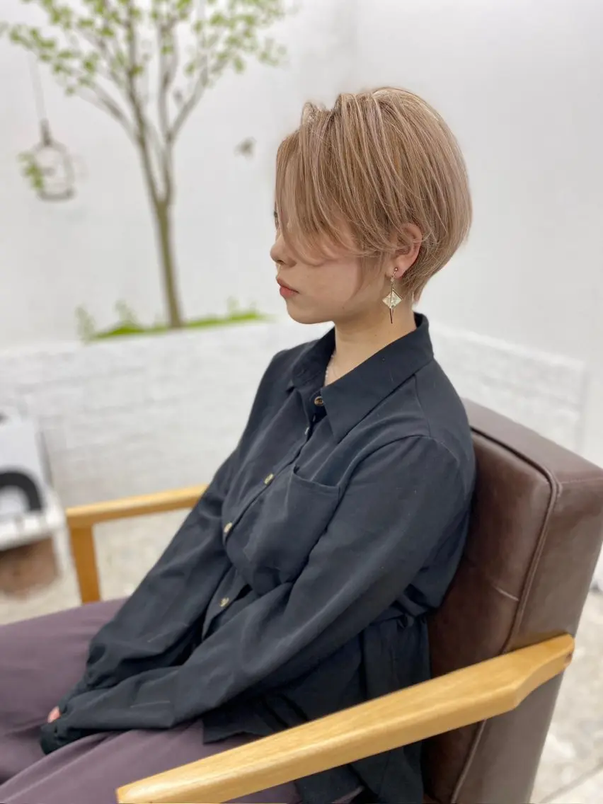 ショート カラー ショート特化 💐川崎希💐のヘアスタイル