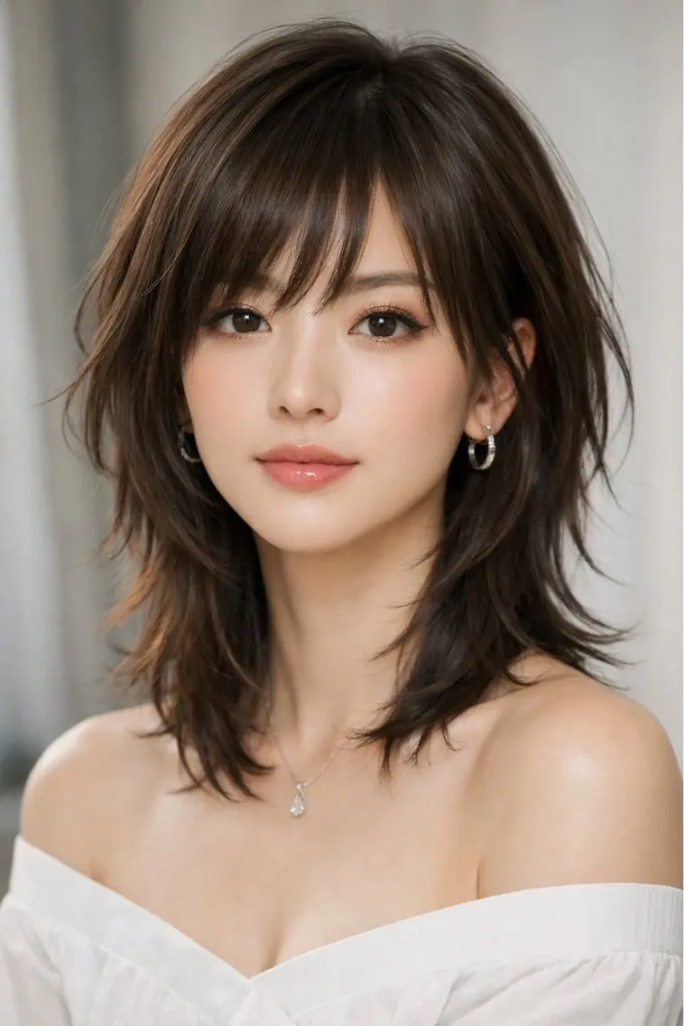 レイヤーカットorハッシュカット💇♀️盛れるお顔周り作りますの写真
