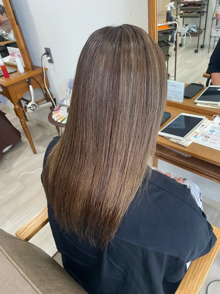 ロング ヘアカラー トリートメント 🌷岸 麻衣🌷のヘアスタイル