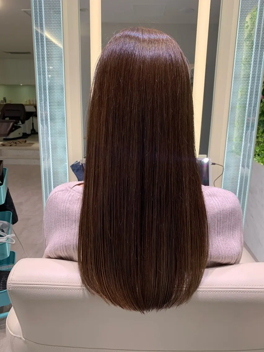 パーマ ストレートパーマ 枦山 晴稀のヘアスタイル