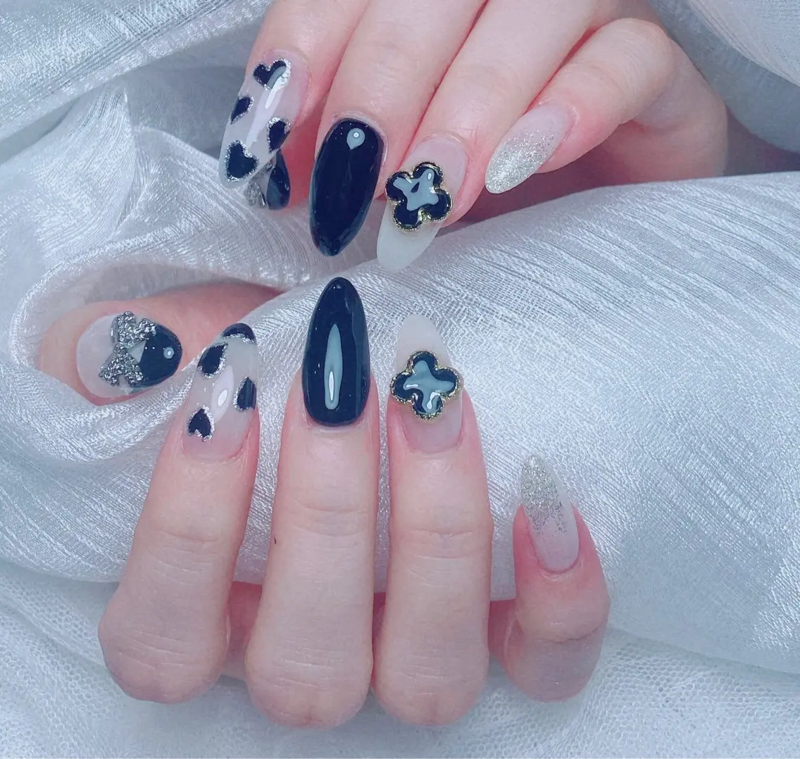 ネイル ハート ハンドネイル Candy nailのネイルデザイン