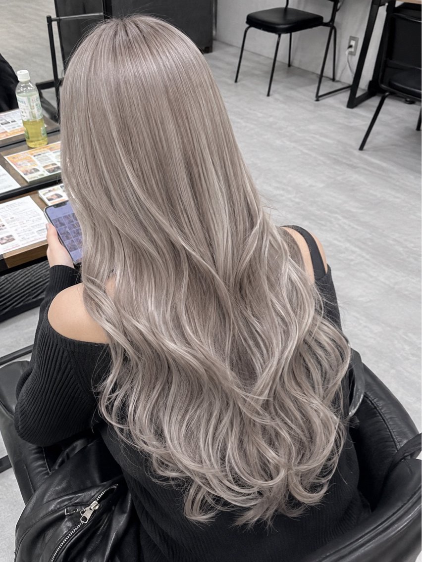 ロング ヘアカラー エクステ KEISUKE🌼 カラー×エクステのヘアスタイル
