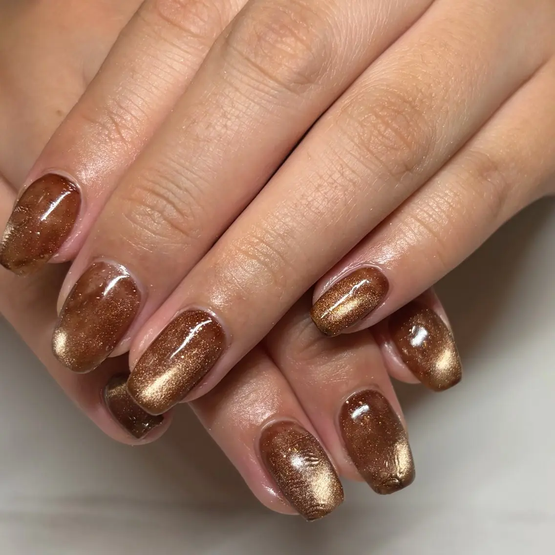 ネイル ブラウン Crea IBUKIのネイルデザイン