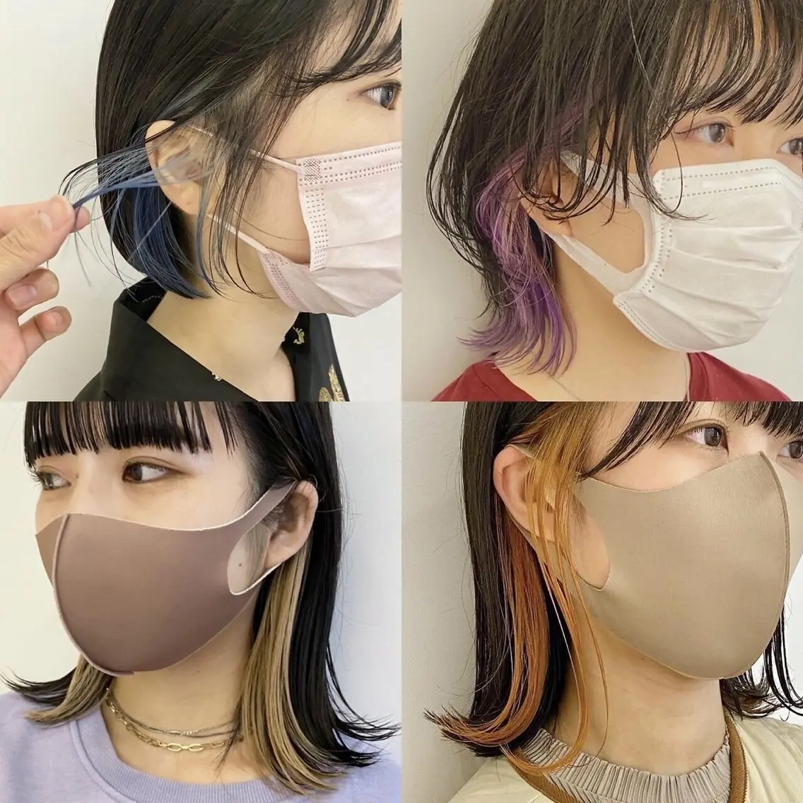 カラー ❤️ショートカット ・顔周りカット❤️のヘアスタイル