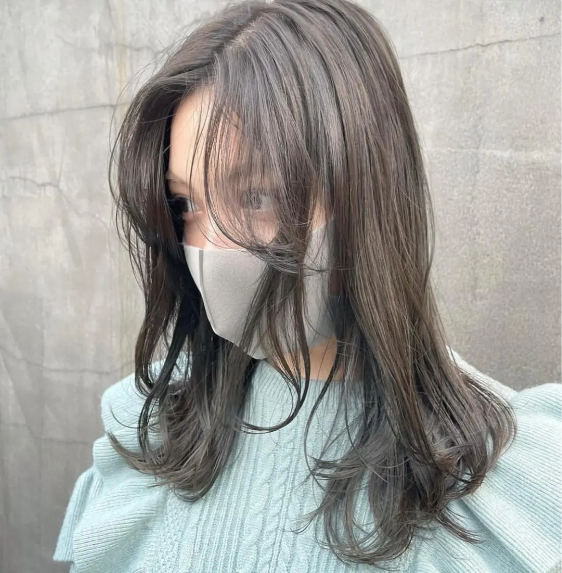 セミロング カラー アッシュ ベージュカラー カット ヘアカラー 髪質改善/縮毛矯正 /DAIKIのヘアスタイル