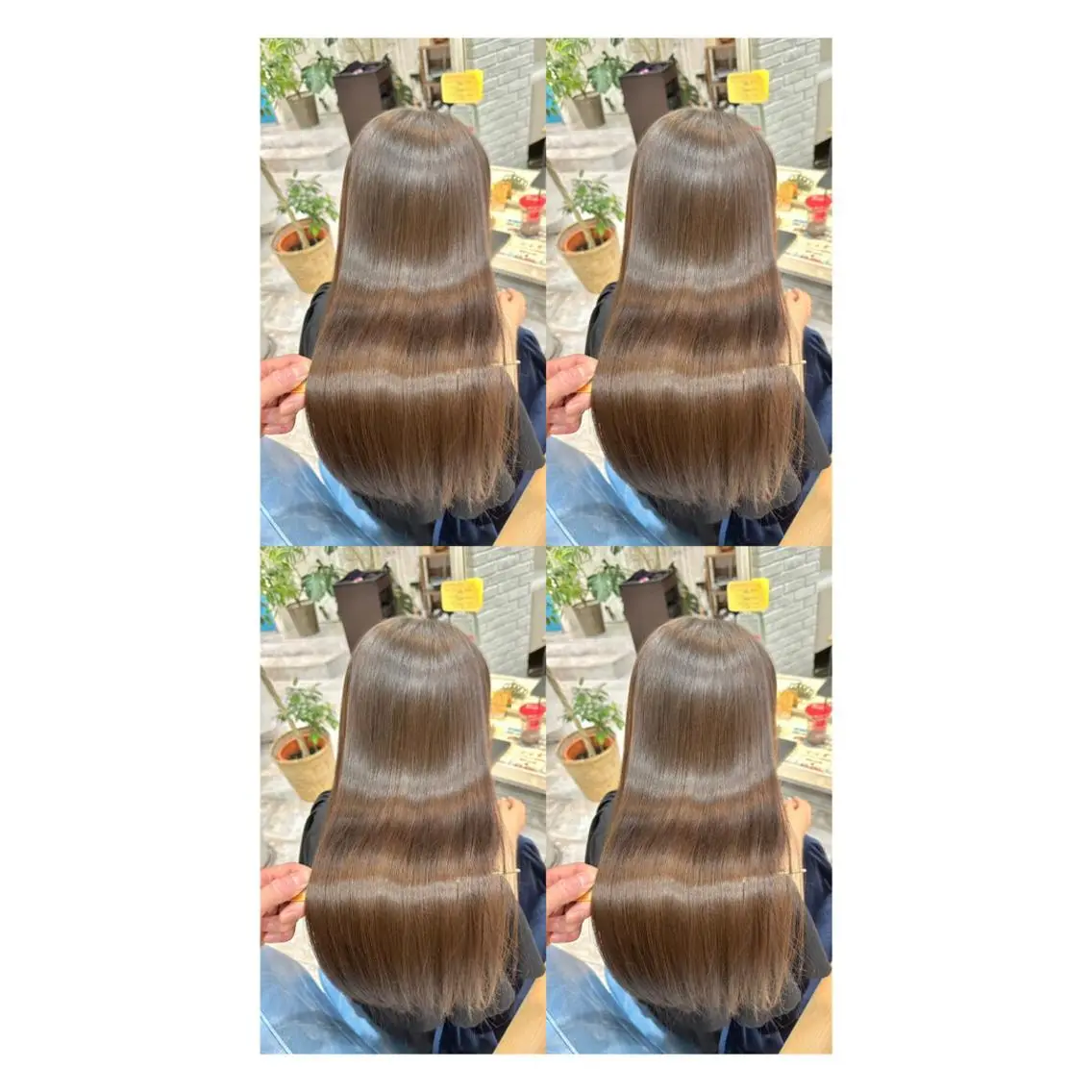 ロング カラー 透明感カラー 髪質改善 縮毛矯正 トリートメント カット ヘアカラー トリートメント 店長✨レイヤー✖️ 髪質改善✖️韓国ヘアのヘアスタイル