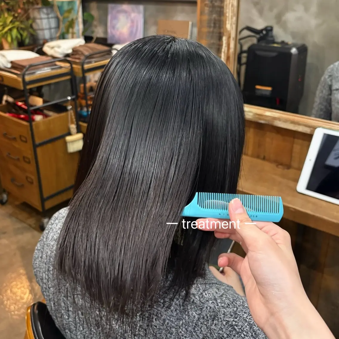 ミディアム トリートメント トリートメント Hina/カラー特化 /艶カラーのヘアスタイル