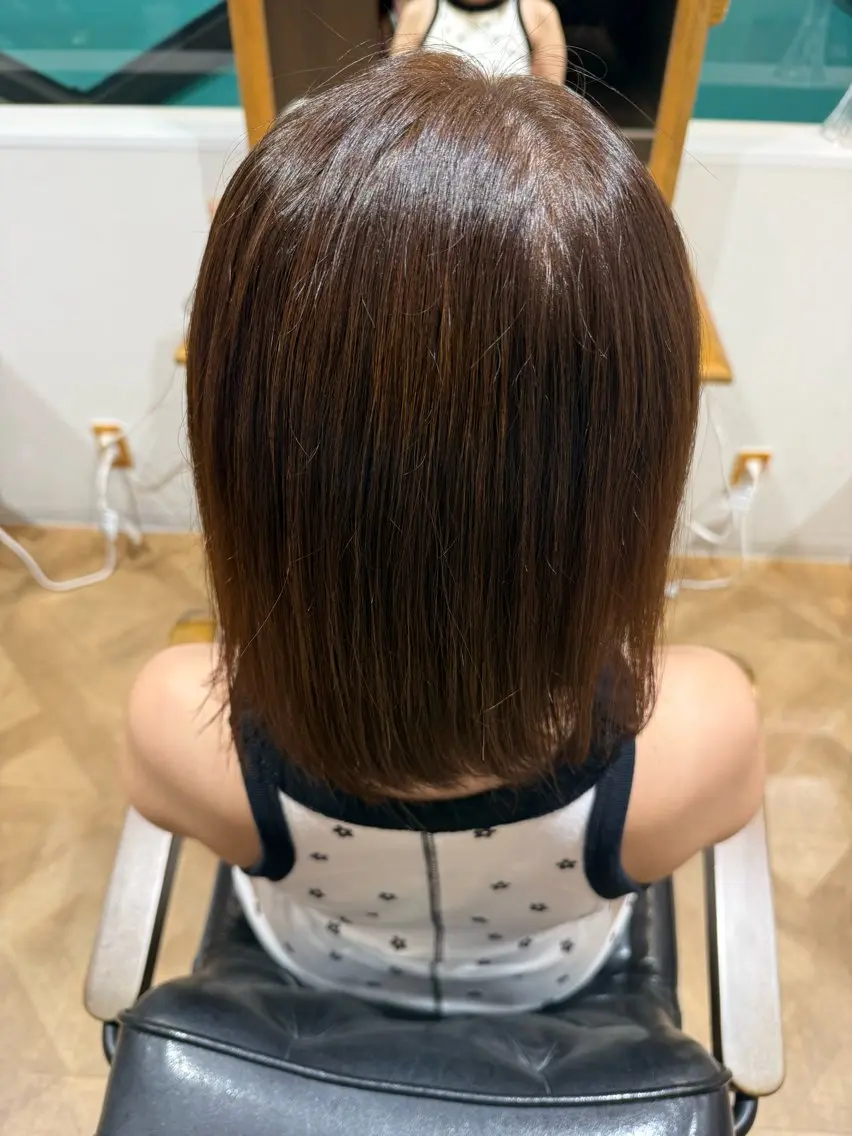 カラー ヘアカラー 樋田 果奈美のヘアスタイル