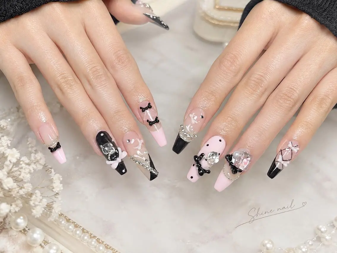 ネイル サイナ🎀 長さだし&デザインのネイルデザイン
