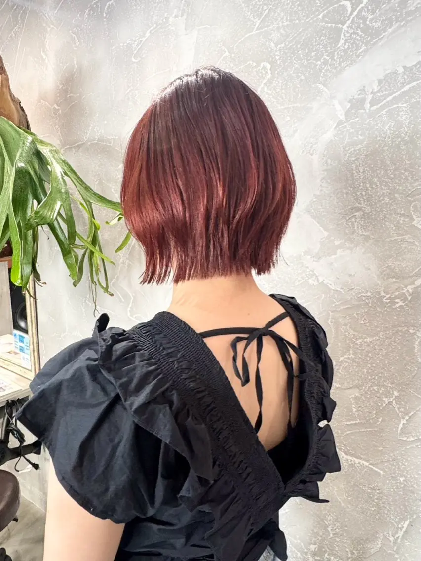 ショート カラー Kayo🐬 /ピンク系カラー🎀のヘアスタイル
