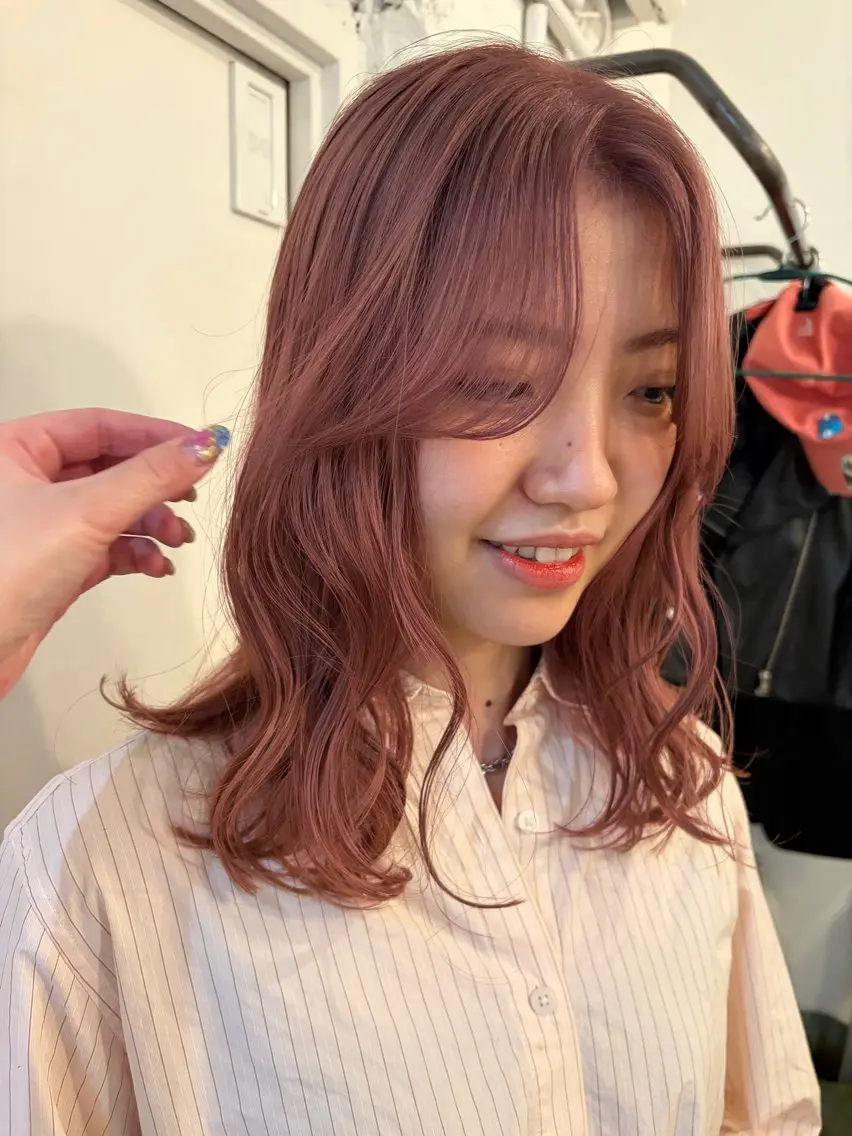 セミロング カラー カット ヘアカラー トリートメント *UNU* RICOのヘアスタイル