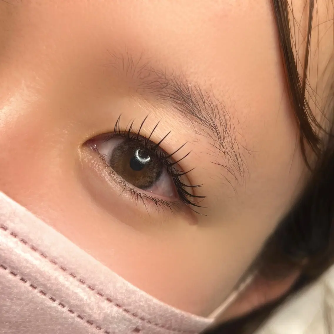 【フラットラッシュ80本】アイシャンプー/コーディング付き◎の写真