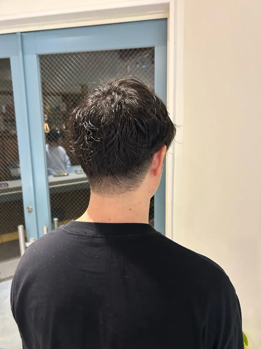 パーマ メンズ 藤田 果穂のヘアスタイル