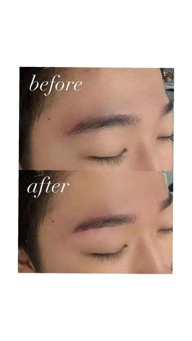 メンズ アイブロウ ワックス脱毛 眉カット その他(アイブロウ) BEAUTYGENE 🪽‪mayasaのマツエク・マツパデザイン