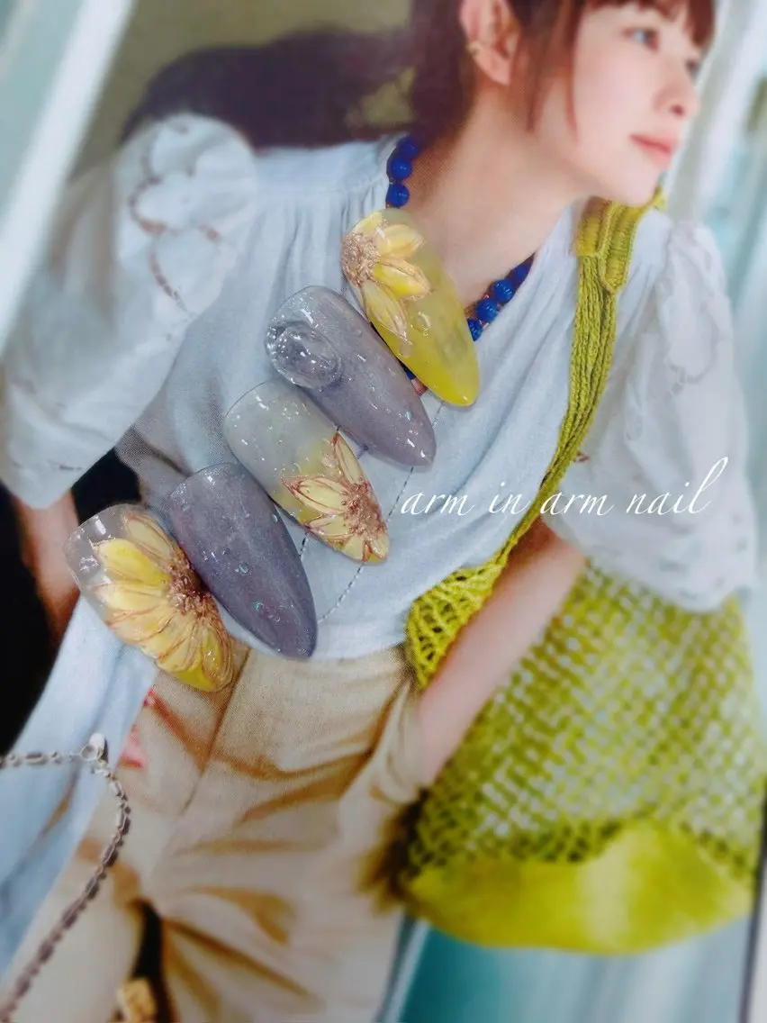ネイル arm in arm ︎✿Yamamotoのマツエク・マツパデザイン