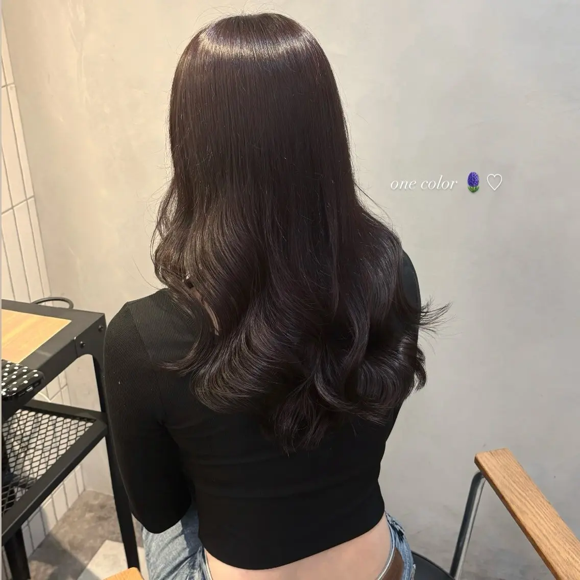 ロング カラー 𝒌𝒚𝒐𝒌𝒂 ︎︎のヘアスタイル