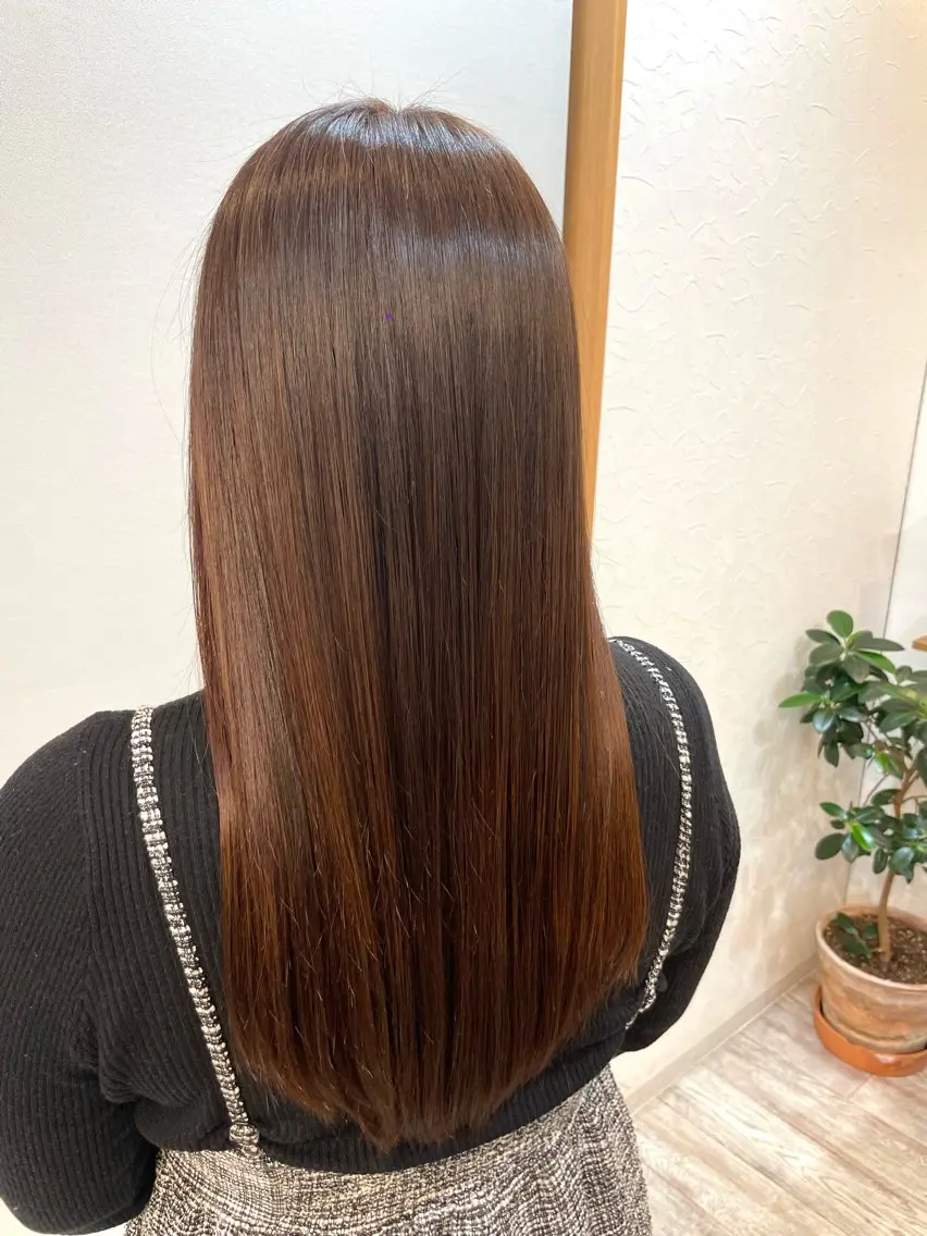 カラー ベージュカラー ヘアカラー 千葉 美咲のヘアスタイル