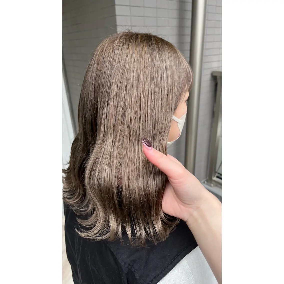 ミディアム カラー ヘアカラー トリートメント 梅田/髪質改善カラー ❄︎ mikiのヘアスタイル