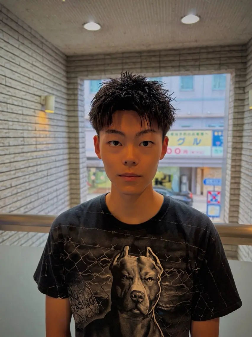 ショート メンズ ショートヘア カット UMM daichi メンズパーマのヘアスタイル