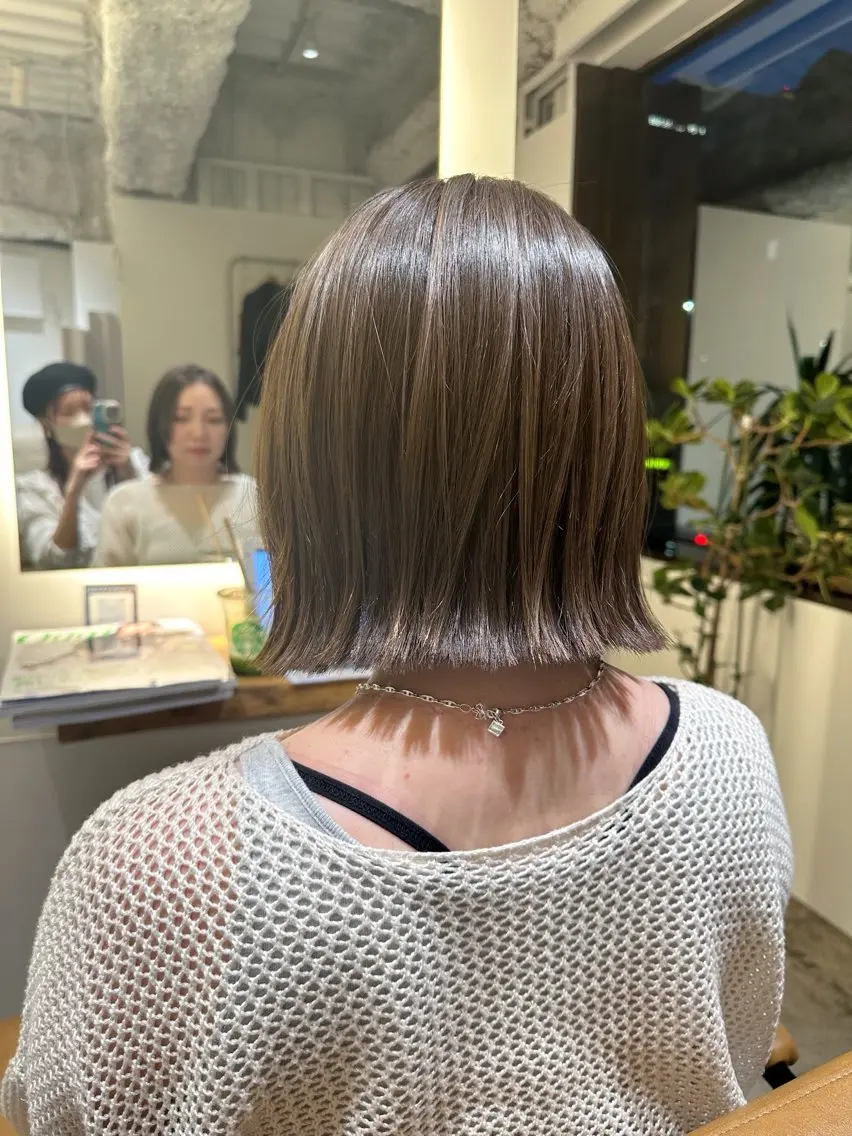 【ご新規様特別価格✨】しっとり艶髪ベホマカラー(酸熱in)の写真