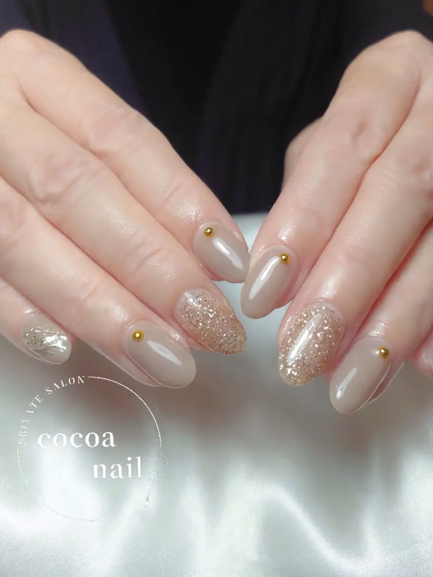 ネイル ハンドネイル ハンドケア cocoa nail 　mayaのネイルデザイン