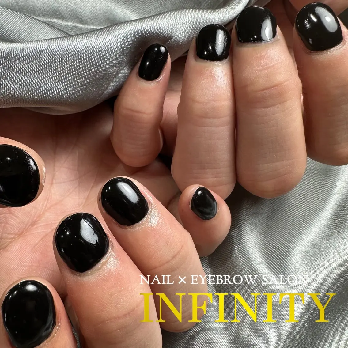 メンズ ネイル メンズネイル ワンカラーネイル ハンドネイル INFINITY Sachiのネイルデザイン