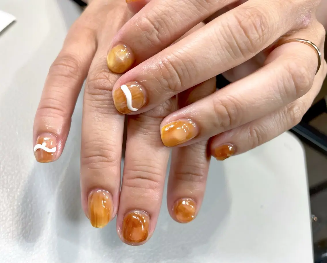 ネイル ニュアンスネイル jujur HARUKA🌸のネイルデザイン