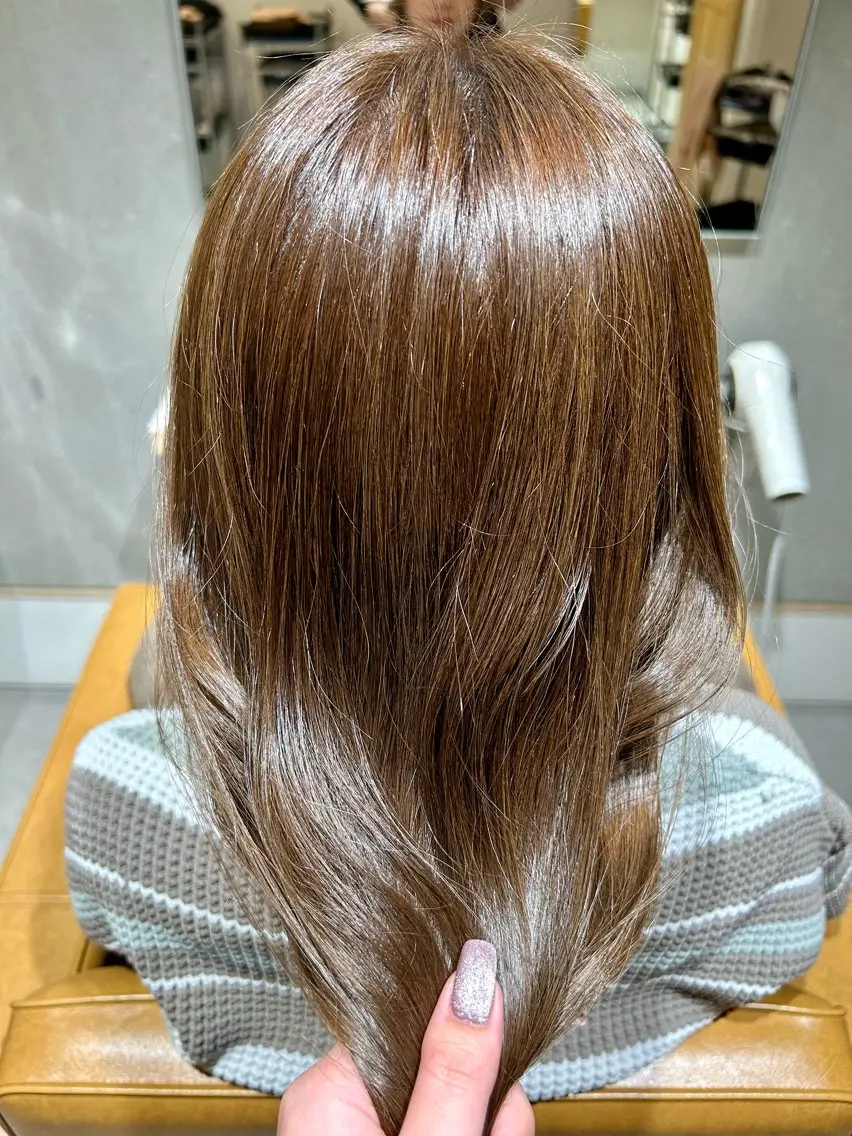 ロング 艶髪/韓国風🤍🖤 小林実央のヘアスタイル