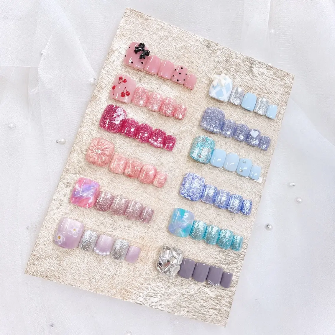 ネイル フットネイル フットネイル chul nail 🎀azukiのネイルデザイン