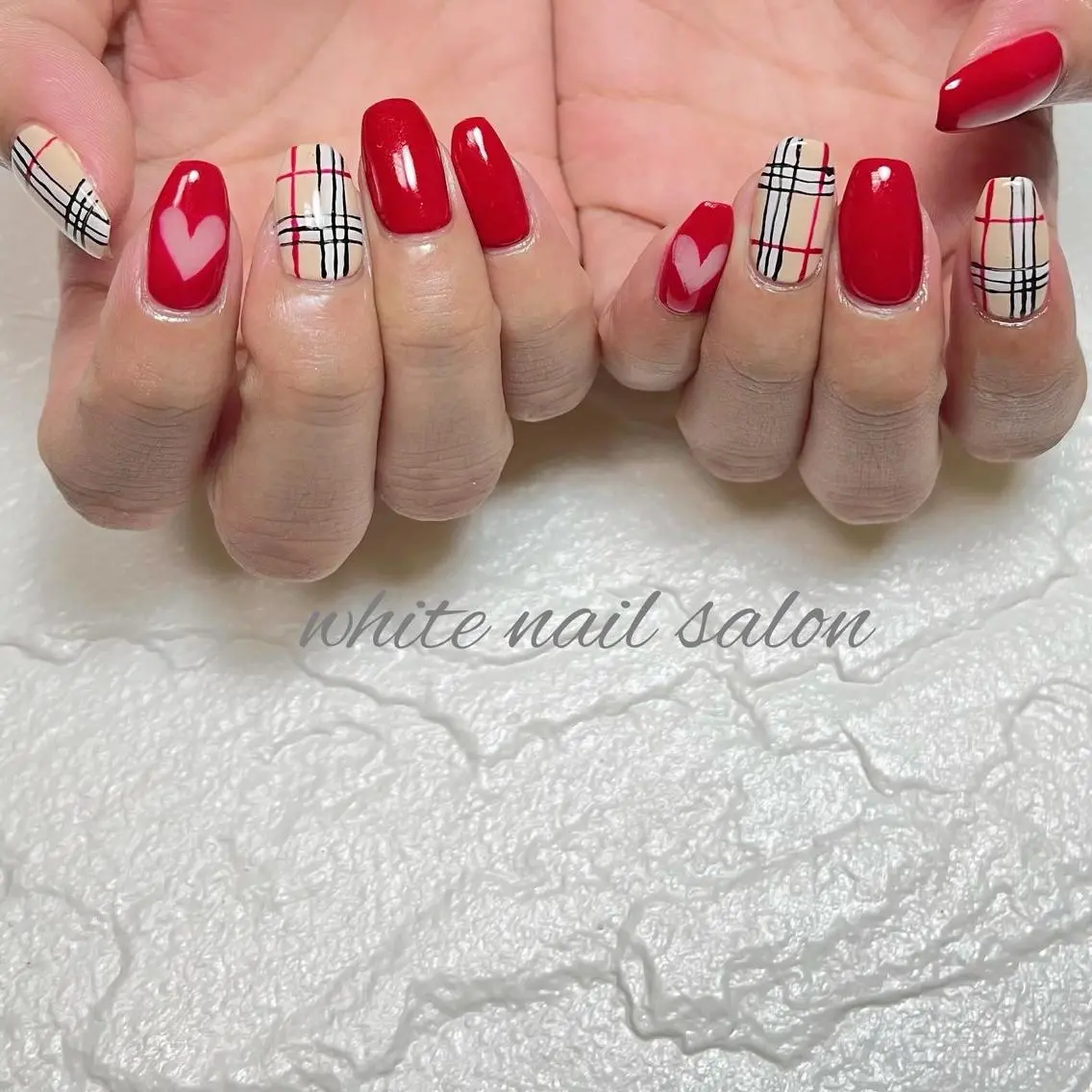 ネイル フットネイル ジェルネイル ハードジェル ラメ(グリッター) 持ち込み ハンドネイル white nail salonのネイルデザイン