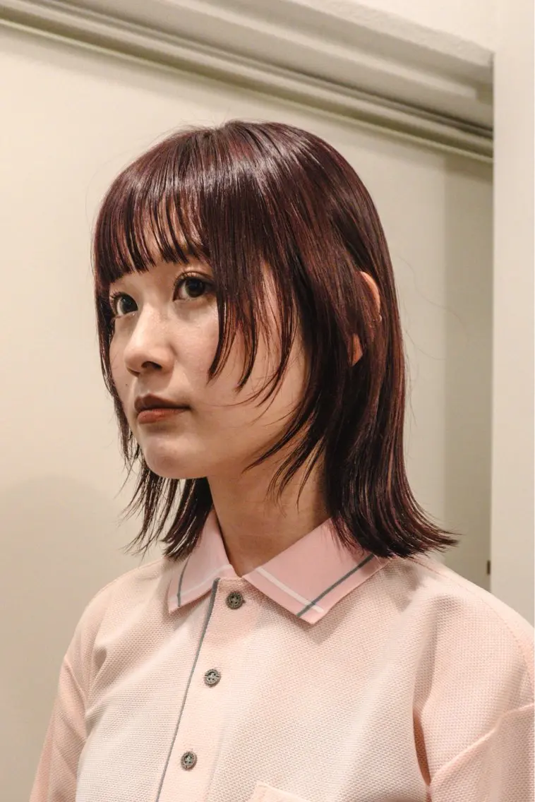 ミディアム ボブ レイヤーカット 外ハネヘア 🌿ボブ パーマ高橋啓太🌿のヘアスタイル