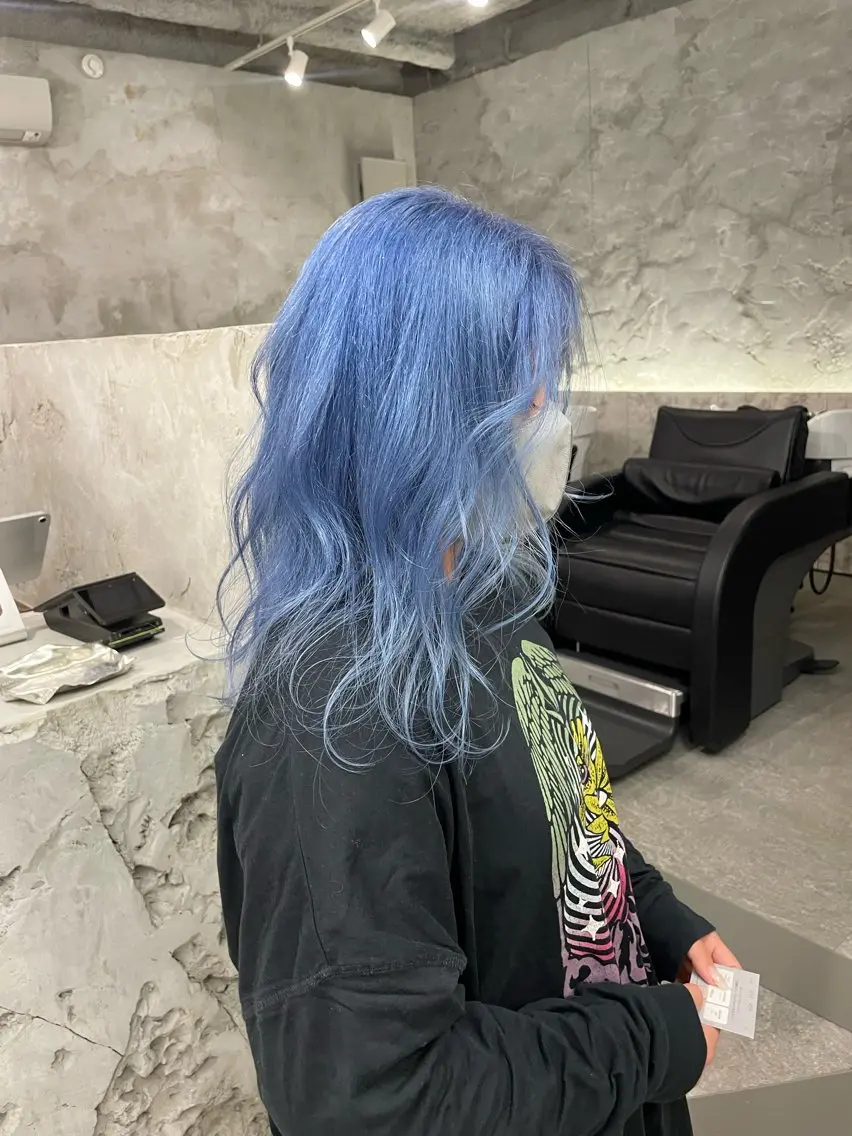 セミロング カット ヘアカラー トリートメント shiba tomomiのヘアスタイル
