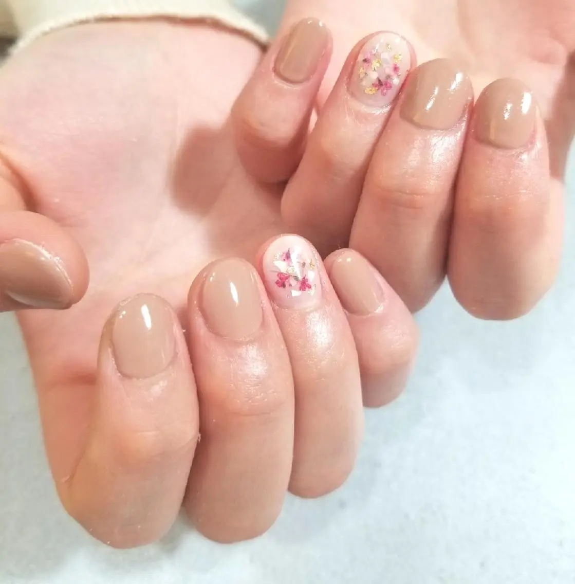 ネイル アートネイル ワンカラーネイル nijiiro🌈 サトウのネイルデザイン