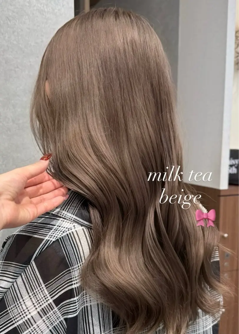 🎀期間限定価格🎀♡韓国風ワンブリーチ🥣×ワンカラー×ケアトリートメントの写真