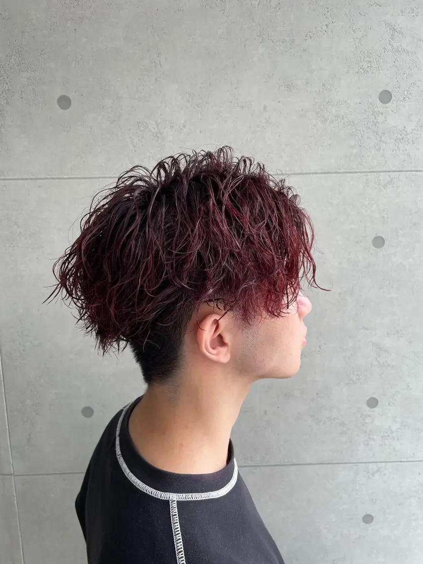 パーマ メンズ メンズブリーチ メンズパーマ WiLL 阪急茨木店のヘアスタイル