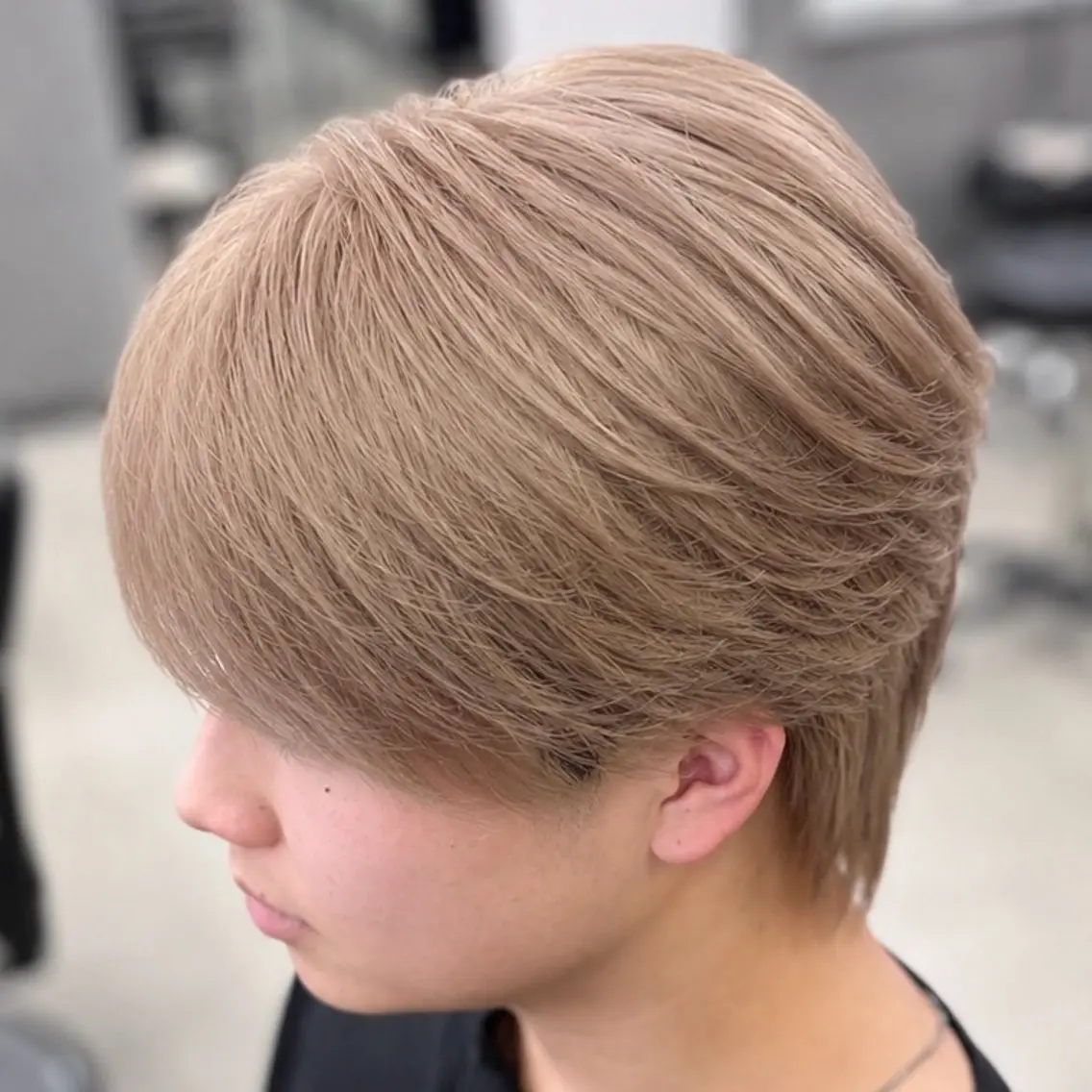 カラー ヘアカラー トリートメント chinatsu 渋谷/ハイトーンのヘアスタイル