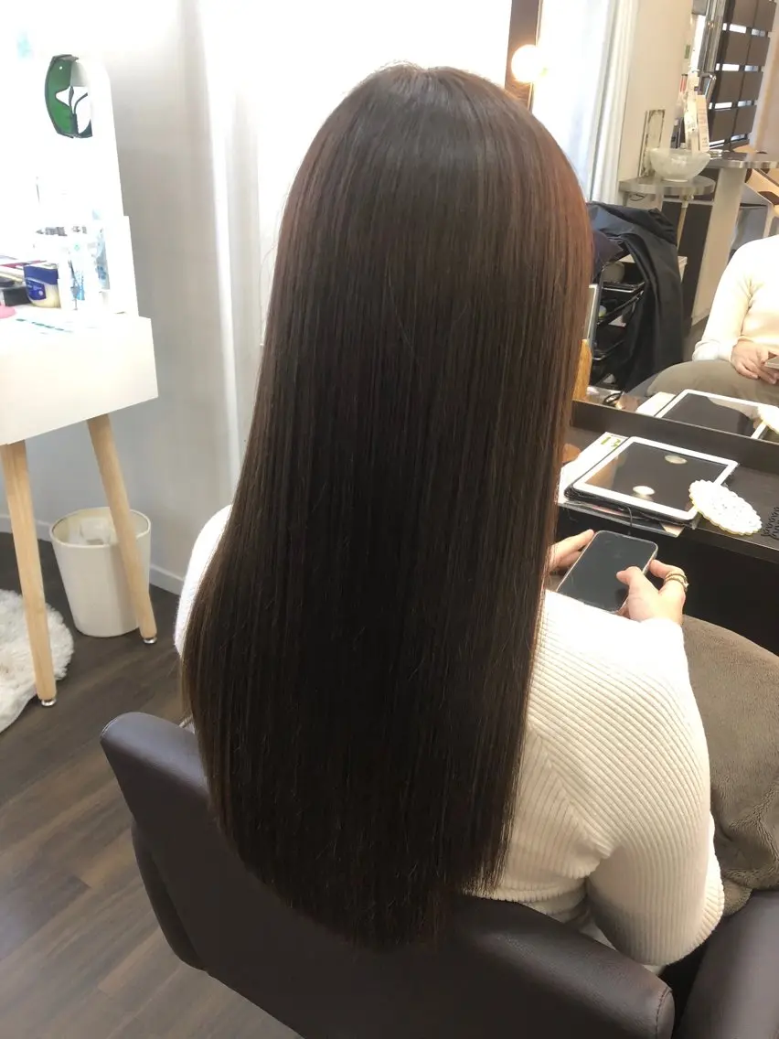 ロング カラー 美髪髪質改善✨ 店長 天城由香のヘアスタイル