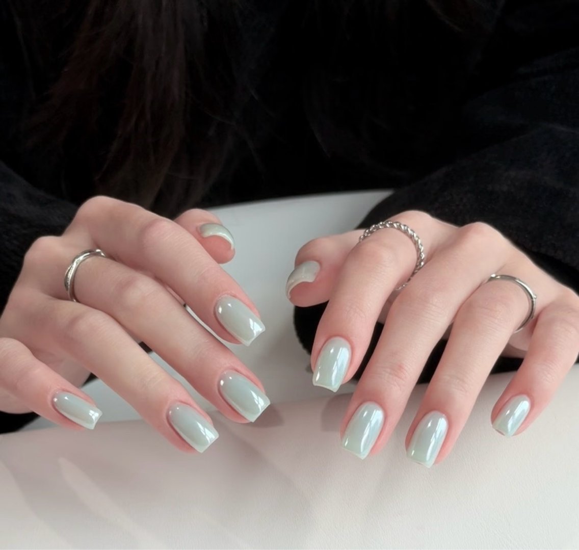 ネイル ハンドネイル ハンドケア アオイnail モモのネイルデザイン
