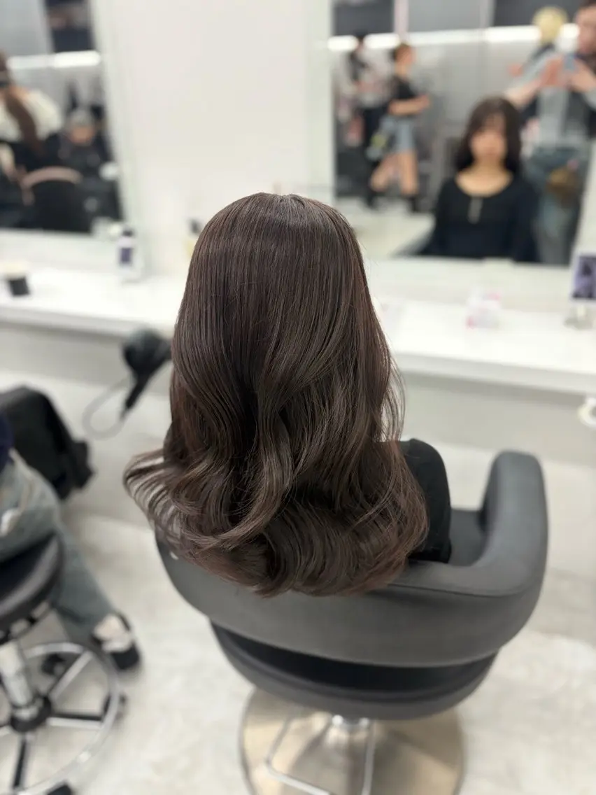 ロング カラー 韓国ヘア/透明感 カラー🎀RUNAのヘアスタイル