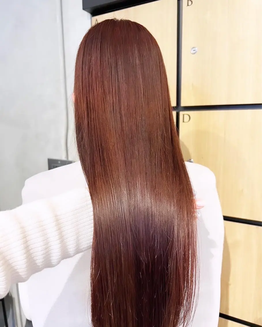 ロング カラー パーマ ブリーチ 髪質改善 ロング トリートメント 酸性ストレート ヘアカラー 縮毛矯正 💎髪質改善専門 jewel boxのヘアスタイル