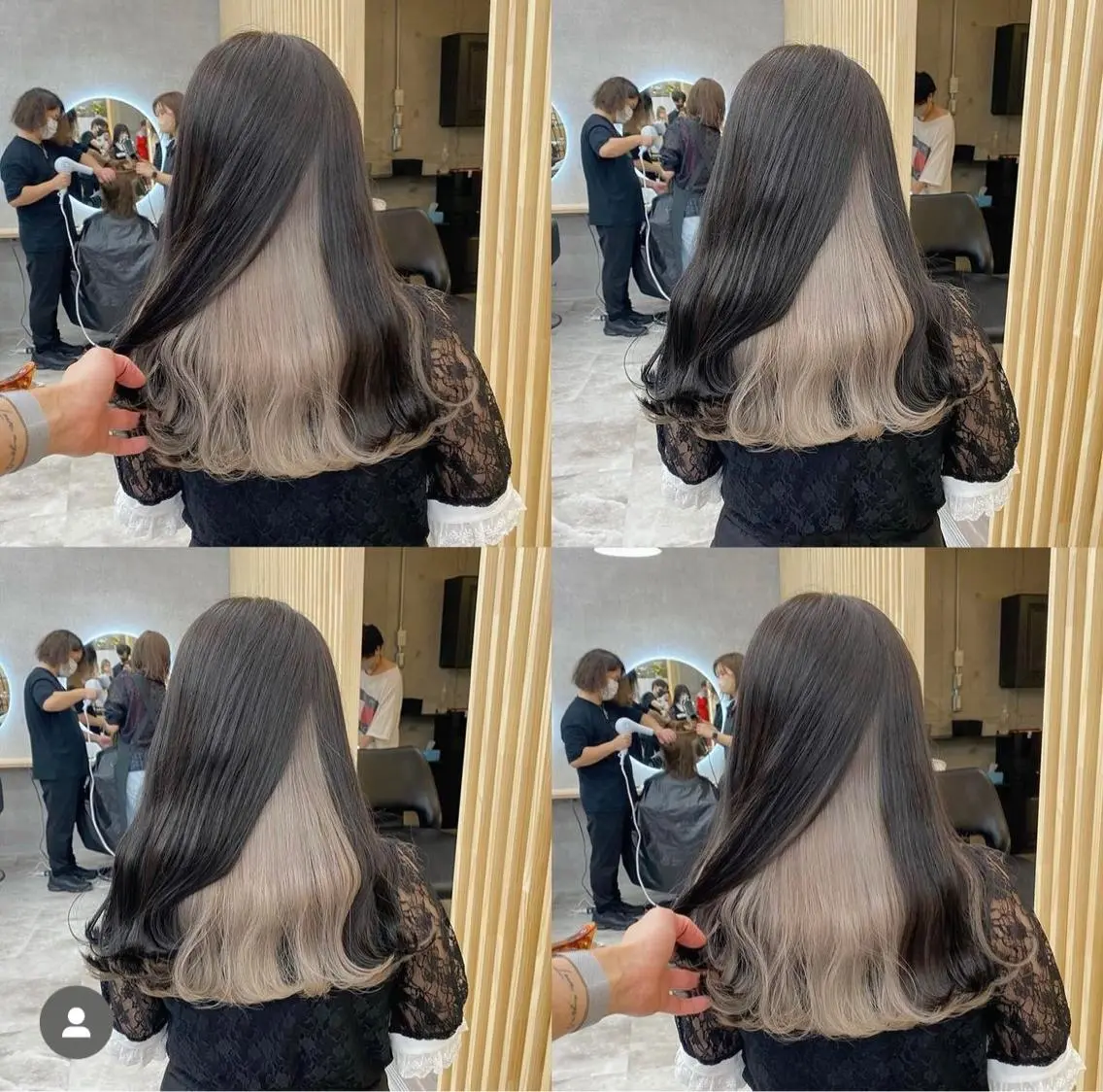 カラー 色落ちまで可愛い🧚 心斎橋hikaruのヘアスタイル