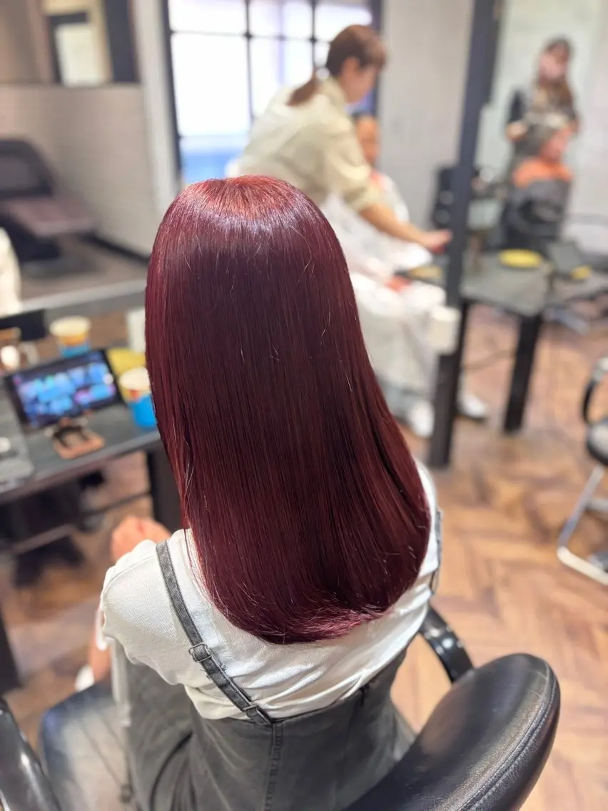 セミロング ヘアカラー angelica 🌸ayaka🌸のヘアスタイル