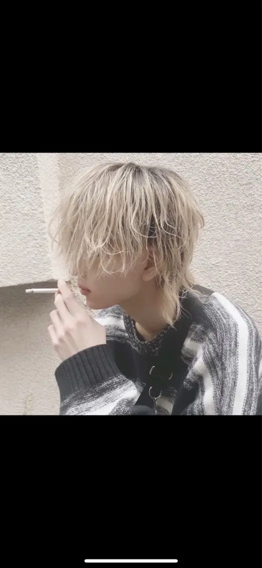 ショート カラー パーマ メンズ カット ヘアカラー パーマ支持率No.1 ❤️🔥安成弾のヘアスタイル
