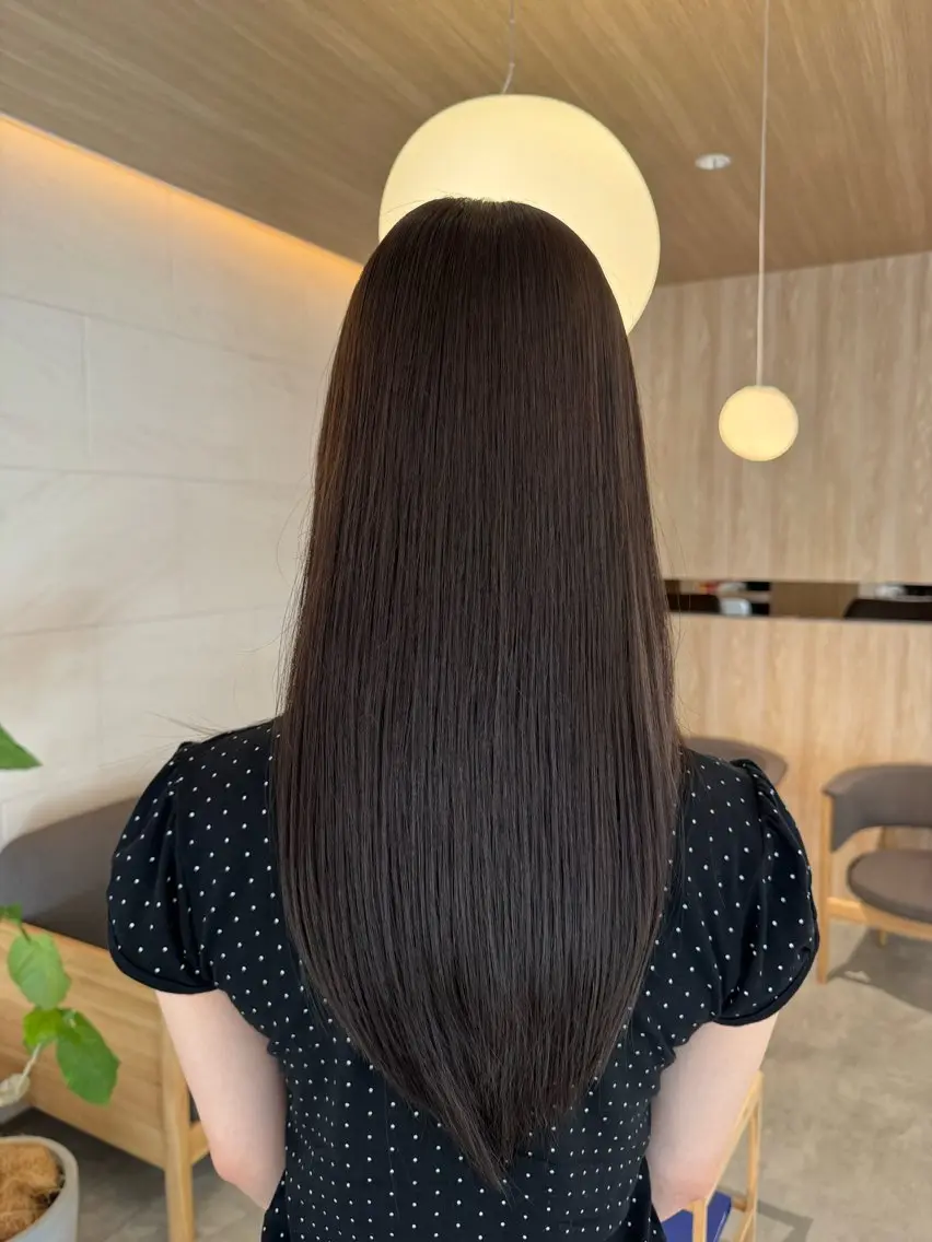 カラー ヘアカラー 別府 桃愛のヘアスタイル