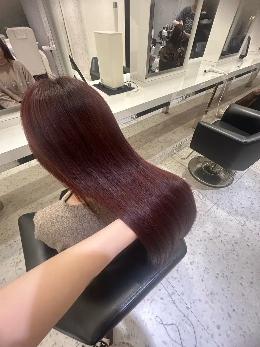 ロング カラー 𝐑𝐈𝐎ྀིのヘアスタイル