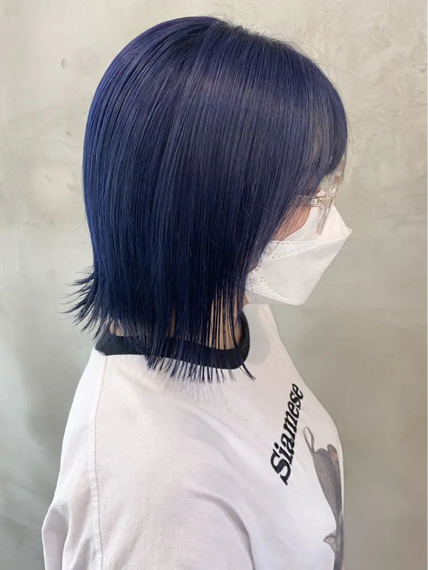 ショート ヘアカラー 渡邉 来星のヘアスタイル