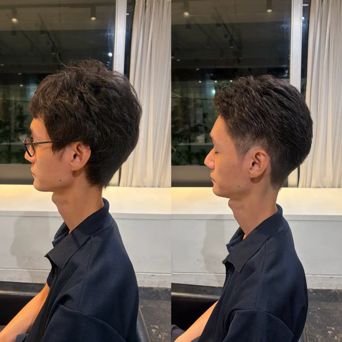メンズ 刈り上げ ショート・パーマ みお🎀のヘアスタイル