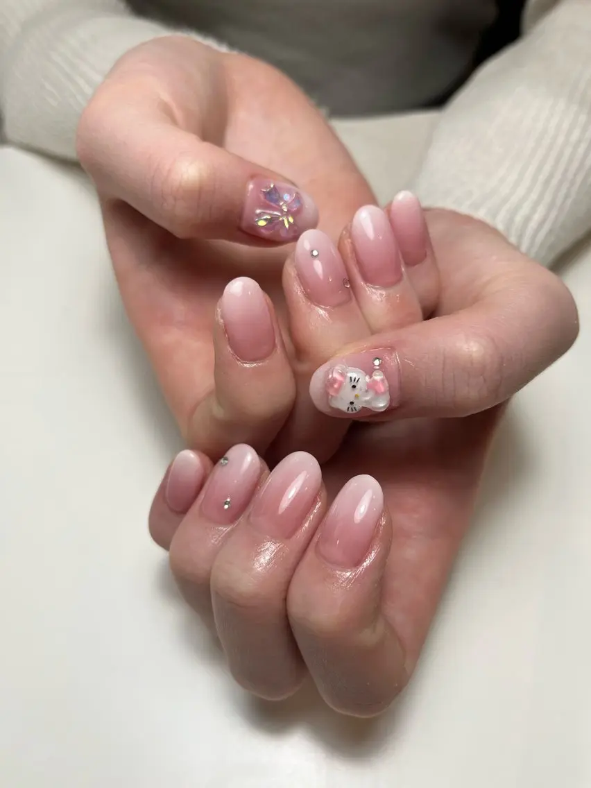 ネイル アートネイル ストーンネイル ハンドネイル ballie／小野原 なつみのネイルデザイン